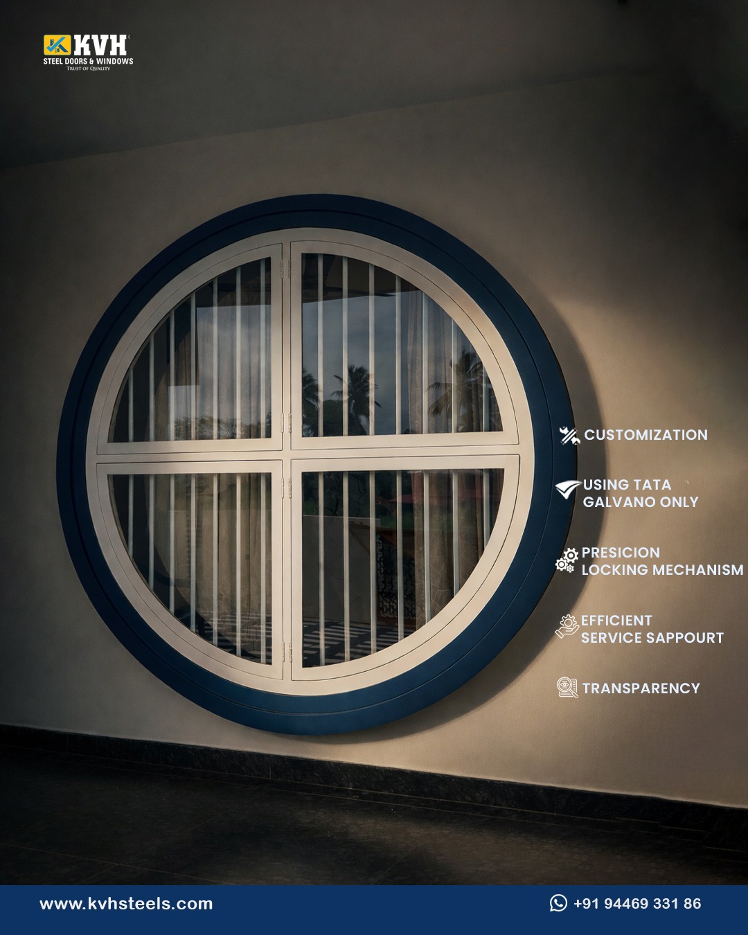 Round Steel Windows